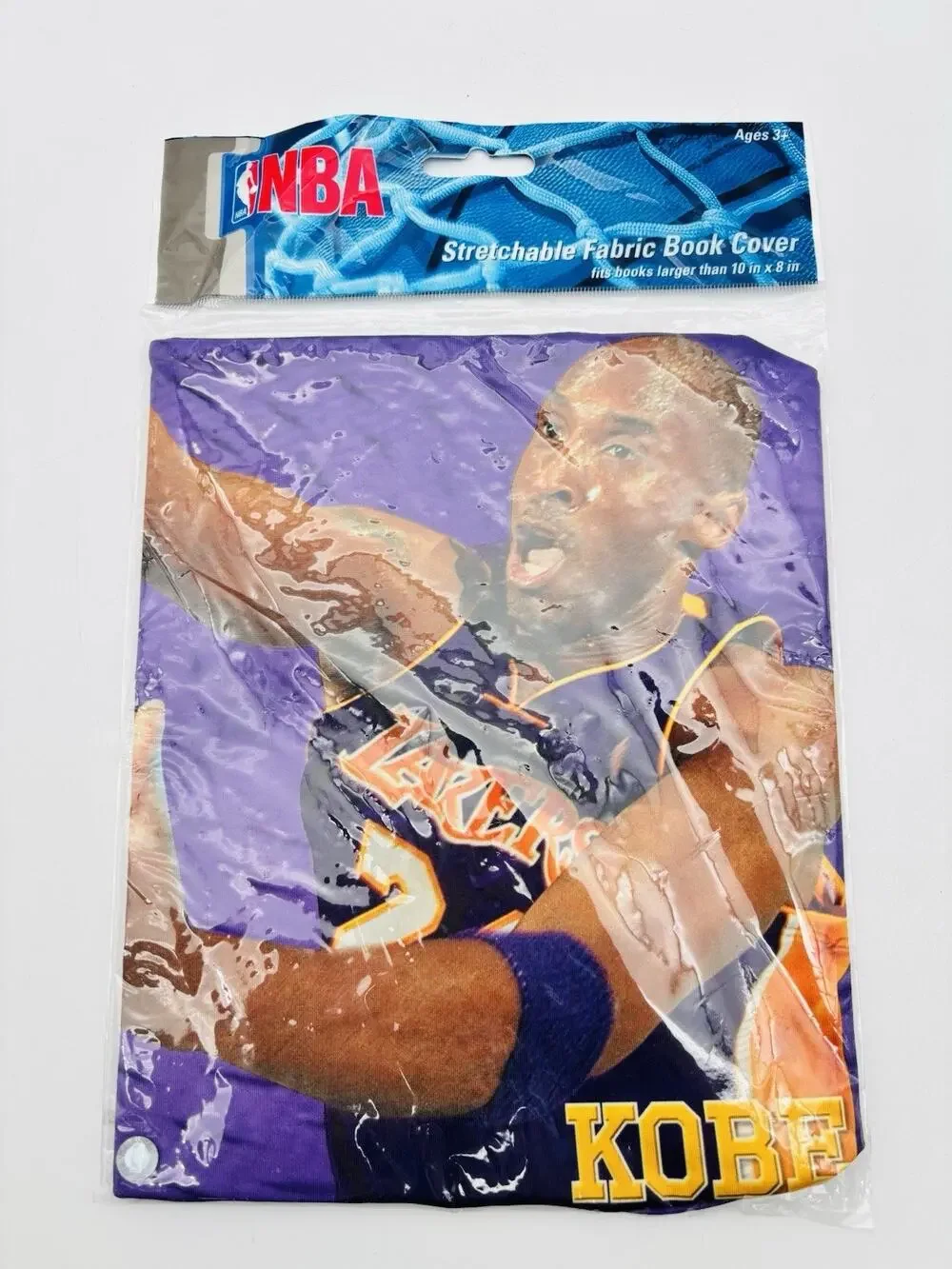 Rare 2010 LOS ANGELES KOBE BRYANT NBA STRETCHABLE FABRIC BOOK COVER NOS
